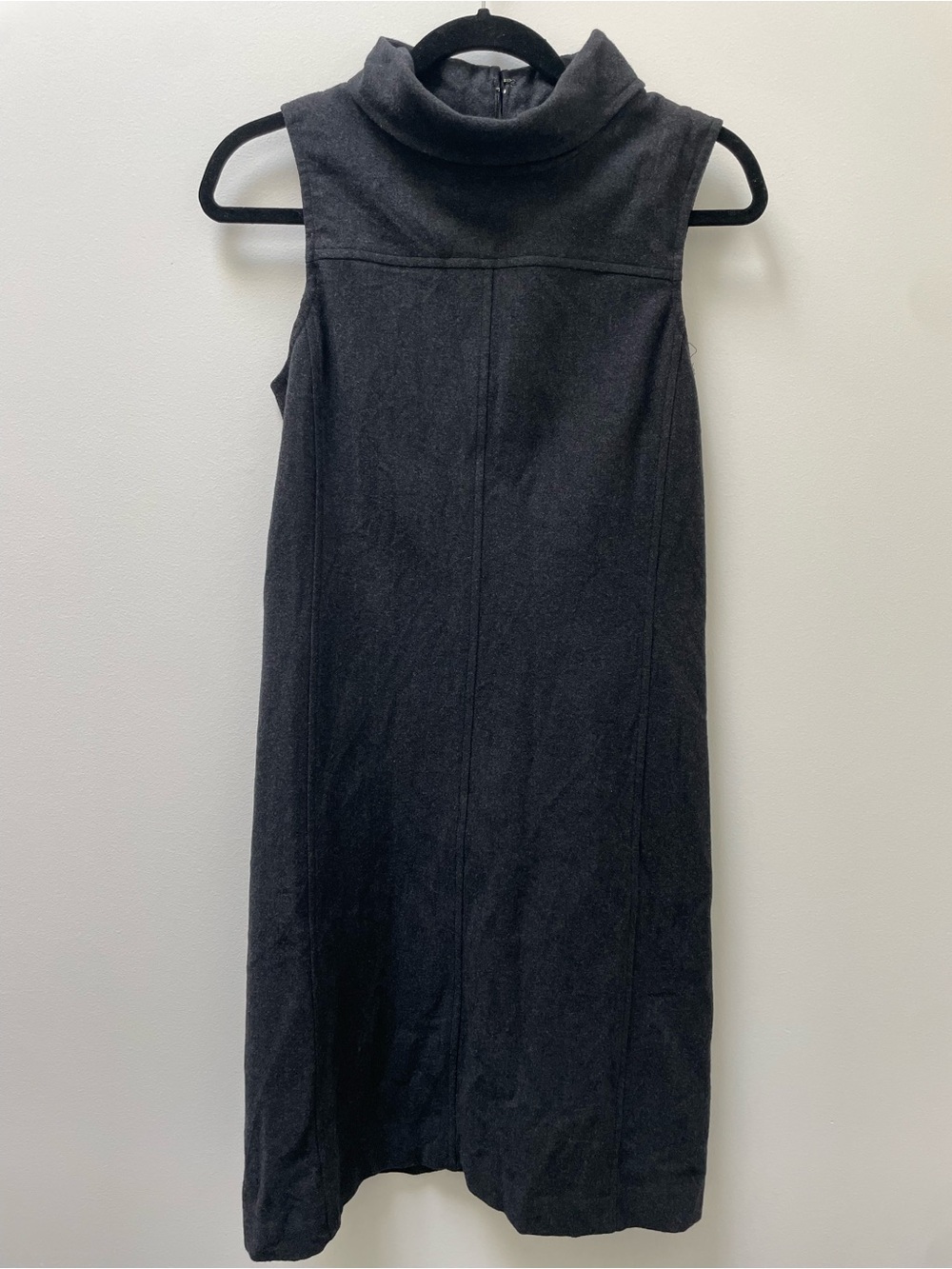 Theory Wool Sheath Midi Mock Turtleneck Dress Size 8
